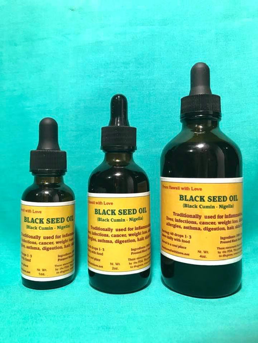 Black Seed Oil - Nigella Sativa  (Organic)