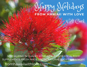 Holiday Gift Card: From Hawaii with Love
